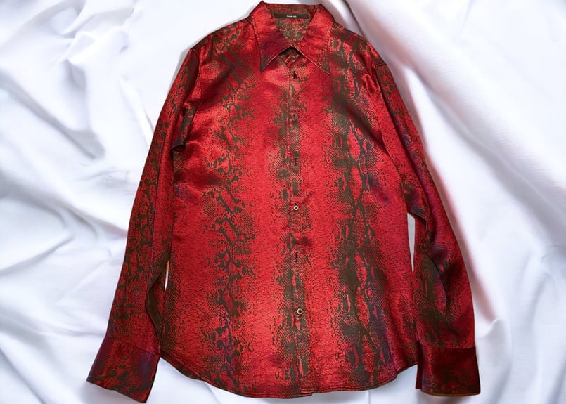 yasuyuki ishii python pattern shirt | weekend t 