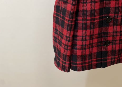 saint laurent paris 2014aw leather switch double coat