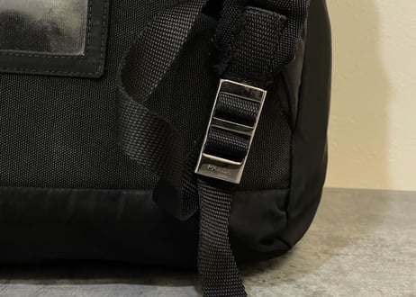 prada back pack black