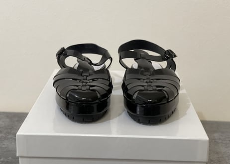 maison margiela leather sandals dead stock