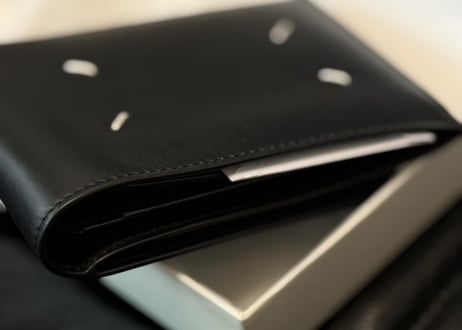 maison margiela leather wallet