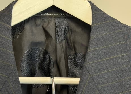 giannni versace double set up suit