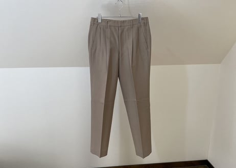80s double set up suit beige