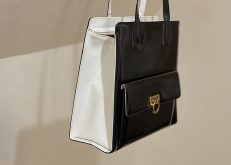 salvatore ferragamo leather bag