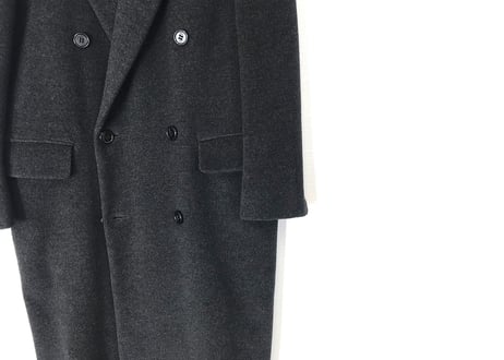 80-90s yves saint laurent  double chesterfield coat