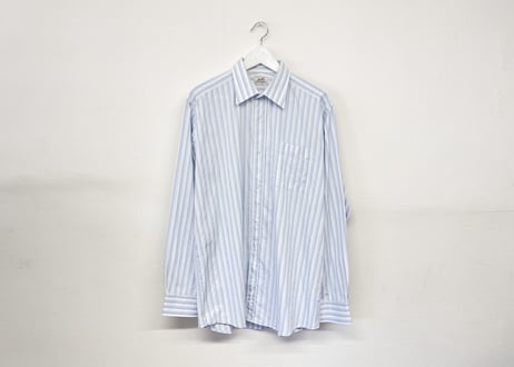 hermes serie  button stripe shirt
