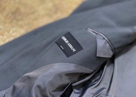 giorgio armani bkack label set up suit