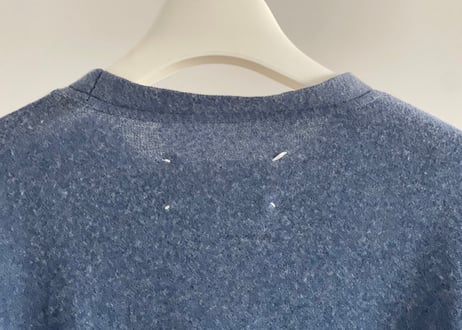 maison margiela elbow patch knit