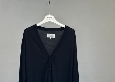 maison margiela black cardigan