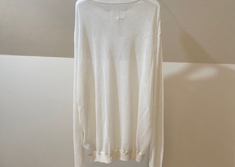 maison margiela 2020ss over size mesh knit dead stock