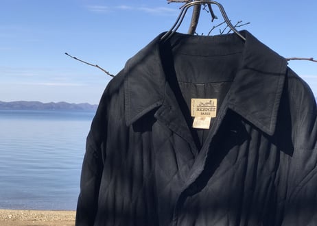 hermes quilting coat