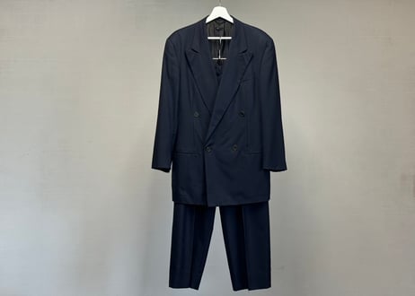 giorgio armani clasico super 150s double set up suit