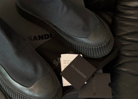 jilsander platform boots dead stock