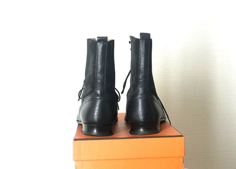 2018aw hermes lace-up boots size41