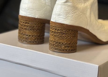 maison margiela "penki" tabi heel boots 42