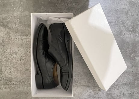 maison margiela 2000s leather dress shose
