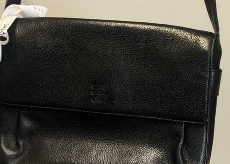 loewe anagram leather shoulder bag