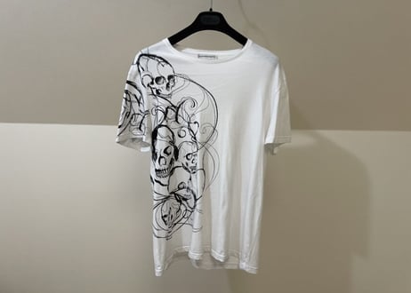 alexander mcqueen 2017ss skull motif tops