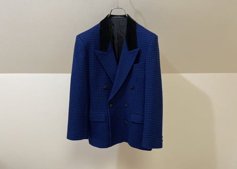 80-90s made in Flance tweed jacket dead stock