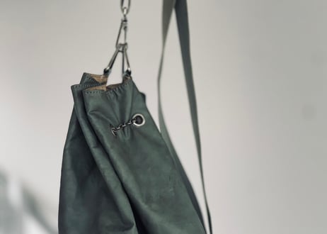 jean paul gaultier leather logo shoulder bag