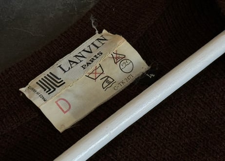 80s lanvin made in Flance cardigan