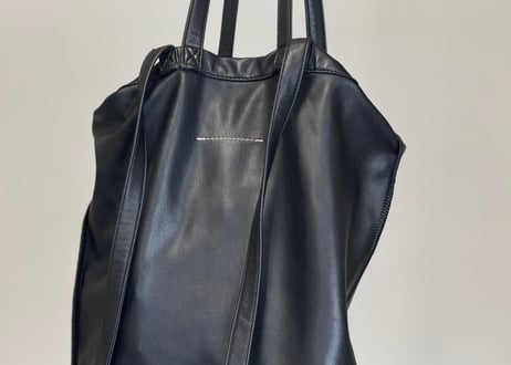 mm6 maison margiela pvc leather bag