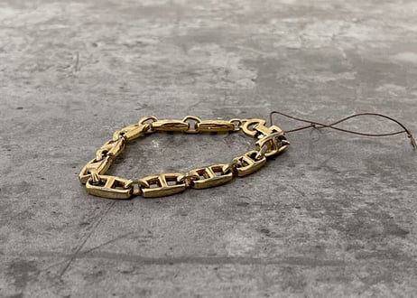 80-90s vintage dior gold bracelet"D"
