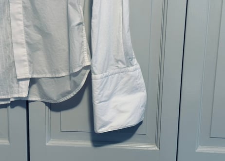 maison margiela h&m asymmetry "再構築" shirt