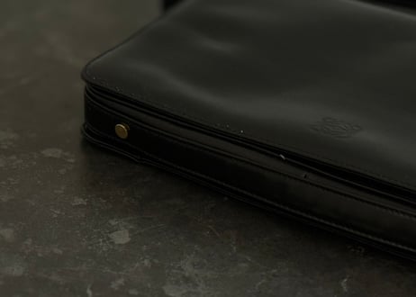 loewe anagram logo leather shoulder bag #3