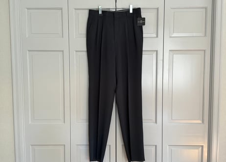 balenciaga BB logo polyester summer tack trousers dead stock #A