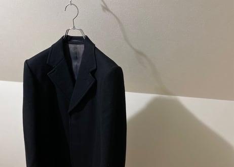 80-90s fly front chesterfield coat