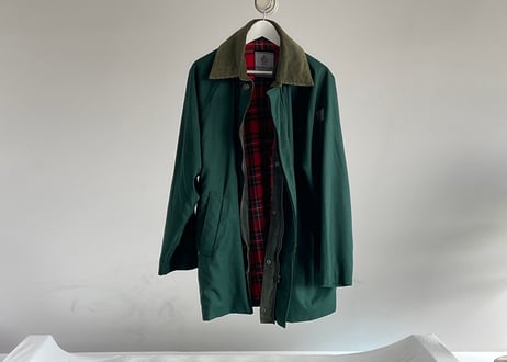 vintage moncler green down jacket