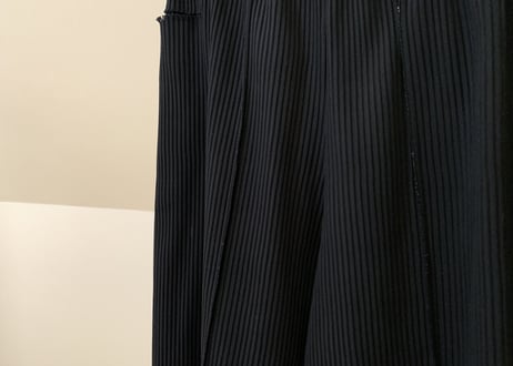 issey miyake me pleats wide pants black