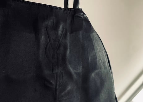yves saint laurent “YSL” logo black bag #2