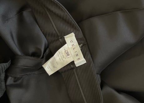 celine silk trousers