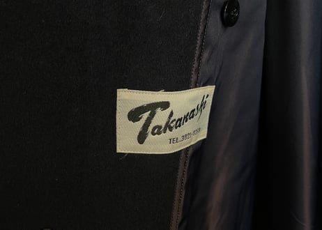 90s cashmerewool soutien collar coat