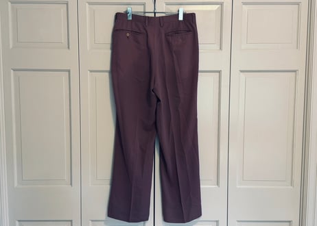 balenciaga logo purple trousers