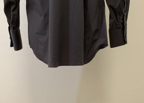 prada pocket shirt gray