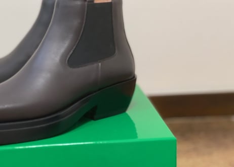 bottega veneta 2020aw heel boots dead stock 42 dark brown