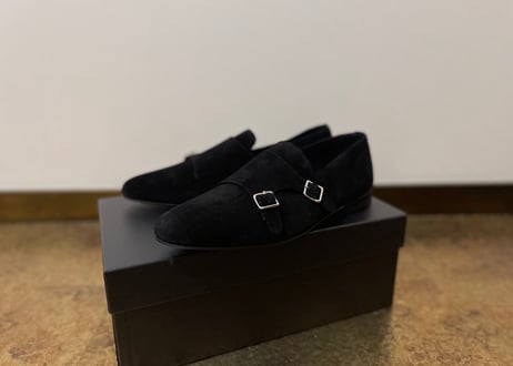 giuseppe zanotti 2021ss double monk strap shose 43 dead stock
