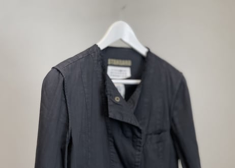 mm6 maison margiela military jacket black