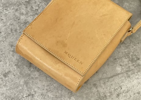 90s alexander mcqueen leather bag