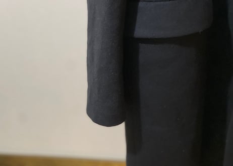 80s valentino "carisma rouge" cashmerewool chesterfield coat
