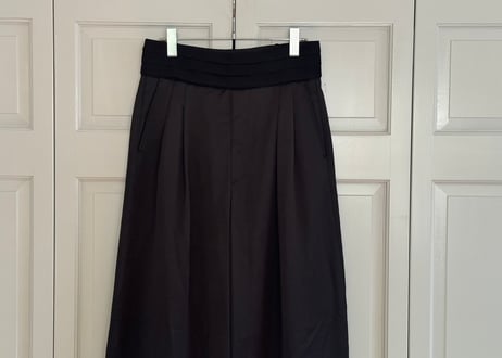 high wide trousers