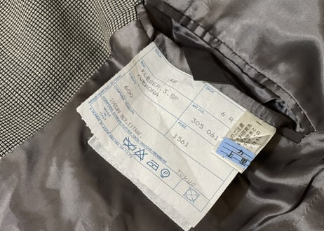 givenchy 90s made in Italy set up suit