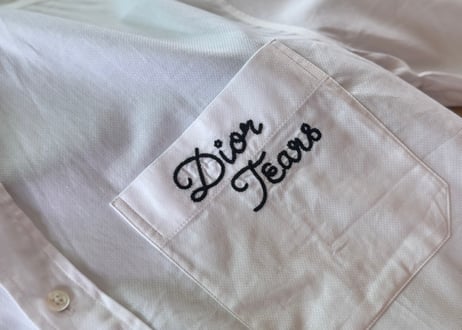 dior by "Kim Jones" 2023-24 denim tears embroidery shirt