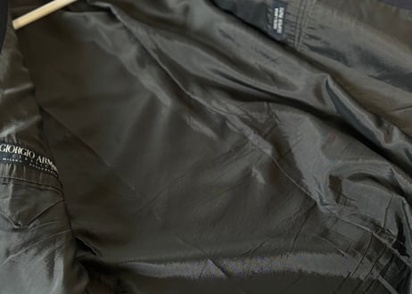 giorgio armani clasico super 150s double set up suit