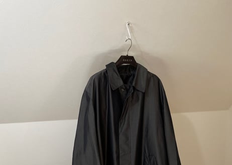 gucci silk long coat