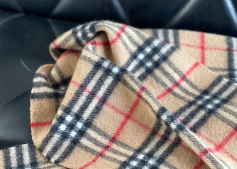 burberry check muffler