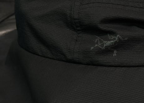 arcteryx 2024ss logo uv cut hat